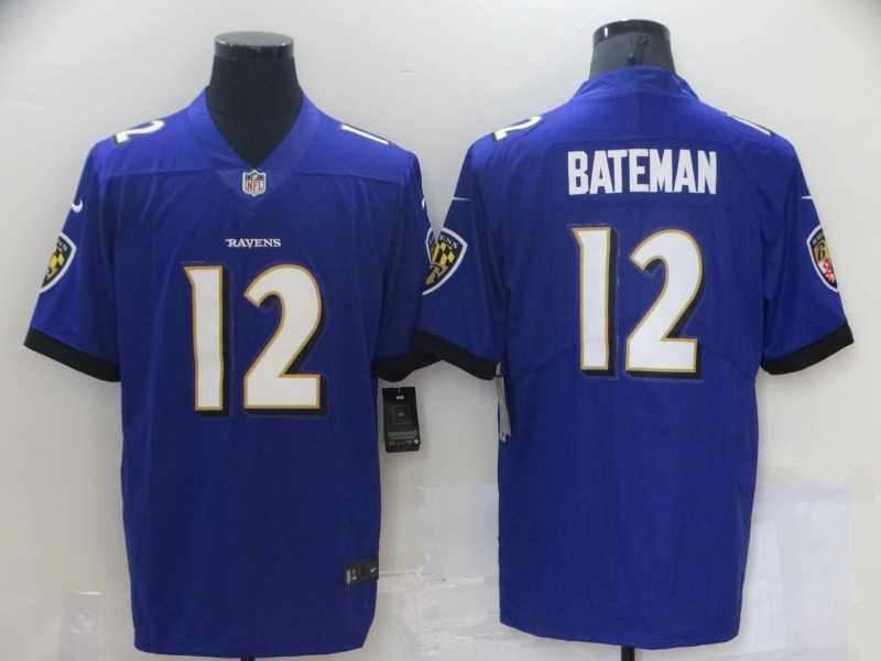 Nike Ravens 12 Rashod Bateman Purple 2021 NFL Draft Vapor Untouchable Limited Jersey,We sell and wholesale Nike Ravens 12 Rashod Bateman Purple 2021 NFL Draft Vapor Untouchable Limited Jersey on line form chian!